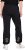 Ulla Popken Zip Off Reflective Detail Funtional Powerstretch Pants Black - Jeans & Broeken in Grote Maten – Plus Size - 