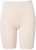 Ulla Popken Lace Hem Stretch Viscose Knit Bicycle Length Lounge Shorts Beige - Jeans & Broeken in Grote Maten – Plus Size - 