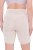 Ulla Popken Lace Hem Stretch Viscose Knit Bicycle Length Lounge Shorts Beige - Jeans & Broeken in Grote Maten – Plus Size - 