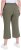 Ulla Popken Cool Linen Elastic Waist Capri Pants Loden Green - Jeans & Broeken in Grote Maten – Plus Size - 
