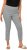 Ulla Popken Check Bengaline Slim Leg Sienna Fit Stretch Crop Pants Black - Jeans & Broeken in Grote Maten – Plus Size - 