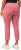 Ulla Popken Check Bengaline Slim Leg Sienna Fit Stretch Crop Pants Light Pink - Jeans & Broeken in Grote Maten – Plus Size - 