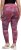 Ulla Popken Graphic Print Recycled Polyester Quick Dry Stretch Leggings Red - Jeans & Broeken in Grote Maten – Plus Size - 