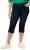 Ulla Popken Basic Capri Sarah Fit Jeans Denim Blue - Jeans & Broeken in Grote Maten – Plus Size - 