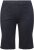 Ulla Popken Frayed Hemline Elastic Waistband Bermuda Shorts Navy - Jeans & Broeken in Grote Maten – Plus Size - 