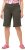 Ulla Popken Frayed Hemline Elastic Waistband Bermuda Shorts Loden Green - Jeans & Broeken in Grote Maten – Plus Size - 