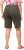 Ulla Popken Frayed Hemline Elastic Waistband Bermuda Shorts Loden Green - Jeans & Broeken in Grote Maten – Plus Size - 
