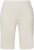 Ulla Popken Frayed Hemline Elastic Waistband Bermuda Shorts White - Jeans & Broeken in Grote Maten – Plus Size - 