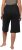Ulla Popken Wide Leg Flared Bermuda Shorts Black - Jeans & Broeken in Grote Maten – Plus Size - 