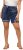 Ulla Popken Paisley Pull On Shorts Blue - Jeans & Broeken in Grote Maten – Plus Size - 