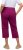 Ulla Popken Cropped Ruby Fit Pants Magnolia Red - Jeans & Broeken in Grote Maten – Plus Size - 