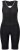 Ulla Popken Padded Cycling Zip Front Bodysuit Black - Jeans & Broeken in Grote Maten – Plus Size - 