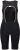 Ulla Popken Padded Cycling Zip Front Bodysuit Black - Jeans & Broeken in Grote Maten – Plus Size - 