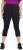 Ulla Popken Cropped High Waisted Leggings Black - Jeans & Broeken in Grote Maten – Plus Size - 