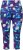 Ulla Popken Neon Bubble Quick Dry Leggings Blue - Jeans & Broeken in Grote Maten – Plus Size - 