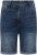 Ulla Popken Palm Print Denim Bermuda Shorts Blue Denim - Jeans & Broeken in Grote Maten – Plus Size - 