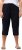 Ulla Popken Cropped Linen Blend Elastic Waist Pants Navy - Jeans & Broeken in Grote Maten – Plus Size - 