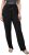 Ulla Popken Speckled Crepe Pull On Pants Black - Jeans & Broeken in Grote Maten – Plus Size - 