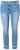 Ulla Popken Double Fringe Hem Stretch Fit Jeans Light Blue Denim - Jeans & Broeken in Grote Maten – Plus Size - 