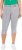 Ulla Popken Denim Fringed Hem Capris Grey - Jeans & Broeken in Grote Maten – Plus Size - 