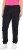Ulla Popken Elastic Hem Stretch Fit Cargo Pants Black - Jeans & Broeken in Grote Maten – Plus Size - 