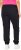 Ulla Popken Elastic Hem Stretch Fit Cargo Pants Black - Jeans & Broeken in Grote Maten – Plus Size - 
