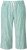 Ulla Popken Coastal Stripe Linen Blend Elastic Waist Culottes Green - Jeans & Broeken in Grote Maten – Plus Size - 