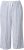 Ulla Popken Coastal Stripe Linen Blend Elastic Waist Culottes Blue - Jeans & Broeken in Grote Maten – Plus Size - 
