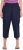 Ulla Popken Stretch Fit Paper Bag Culottes Navy - Jeans & Broeken in Grote Maten – Plus Size - 