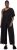 Ulla Popken Asymmetric Lace Panel Jumpsuit Black - Jeans & Broeken in Grote Maten – Plus Size - 