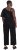 Ulla Popken Asymmetric Lace Panel Jumpsuit Black - Jeans & Broeken in Grote Maten – Plus Size - 