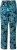 Ulla Popken Tropical Leaf Print Elastic Waist Pants Blue - Jeans & Broeken in Grote Maten – Plus Size - 