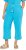 Ulla Popken Muslin Elastic Waist Culottes Blue - Jeans & Broeken in Grote Maten – Plus Size - 