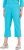 Ulla Popken Textured Elastic Waist Cropped Pants Deep Aqua - Jeans & Broeken in Grote Maten – Plus Size - 