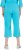 Ulla Popken Textured Elastic Waist Cropped Pants Deep Aqua - Jeans & Broeken in Grote Maten – Plus Size - 