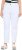 Ulla Popken Used Look 5 Pocket Comfy Waistband Mom Jeans Snow White - Jeans & Broeken in Grote Maten – Plus Size - 