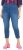 Ulla Popken Cropped Denim Look Stretch Fit Leggings Light Blue Denim - Jeans & Broeken in Grote Maten – Plus Size - 