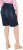 Ulla Popken Denim Wide Leg Elastic Waist Bermuda Shorts Denim Blue - Jeans & Broeken in Grote Maten – Plus Size - 
