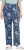 Ulla Popken Patchwork Paisley Elastic Waist Pants Blue - Jeans & Broeken in Grote Maten – Plus Size - 