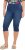 Ulla Popken Denim Elastic Waist Capres Blue Denim - Jeans & Broeken in Grote Maten – Plus Size - 