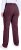 Ulla Popken Thermal Stretch Fit Mony Pants Aubergine - Jeans & Broeken in Grote Maten – Plus Size - 