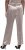 Ulla Popken Metallic Satin Elastic Waist Pants Orange - Jeans & Broeken in Grote Maten – Plus Size - 