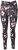 Ulla Popken Abstract Print Quick Dry Sports Leggings Black - Jeans & Broeken in Grote Maten – Plus Size - 