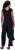 Ulla Popken Draped Sleeveless Glitter Jumpsuit Navy - Jeans & Broeken in Grote Maten – Plus Size - 