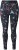 Ulla Popken Quick Drying Celestial Print Sport Leggings Black - Jeans & Broeken in Grote Maten – Plus Size - 