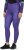 Ulla Popken Neon Zebra Print Performance Leggings Purple - Jeans & Broeken in Grote Maten – Plus Size - 