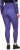 Ulla Popken Neon Zebra Print Performance Leggings Purple - Jeans & Broeken in Grote Maten – Plus Size - 