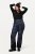 Ulla Popken Functional Ski Trousers Waterproof Velcro Closure Navy - Skikleding - 