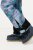 Ulla Popken Functional Ski Trousers Waterproof Shaped Knees Velcro Closure Mineral Blue - Skikleding - 