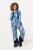 Ulla Popken Functional Ski Trousers Waterproof Shaped Knees Velcro Closure Mineral Blue - Skikleding - 